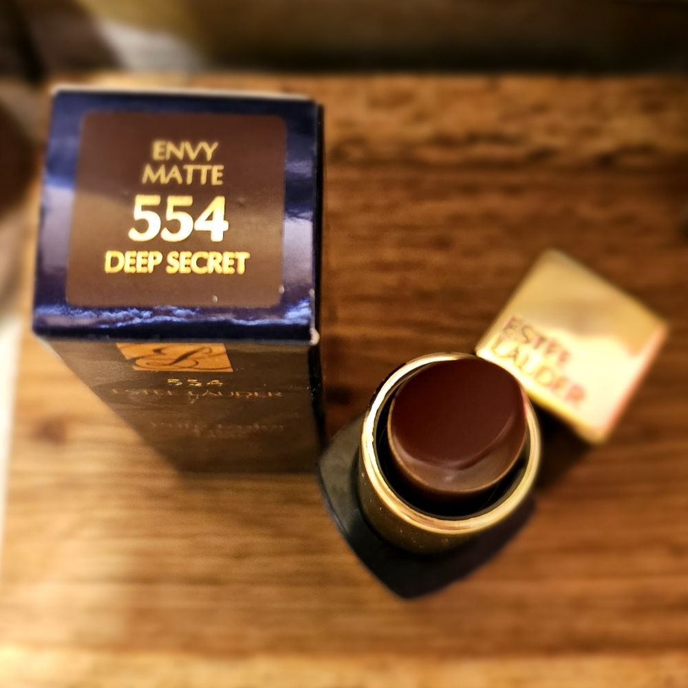 Estee Lauder Pure Color Envy Matte lipstick 554 deep secret NEW